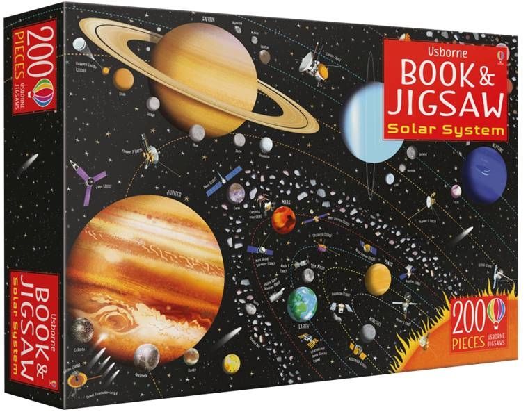 The Solar System Book & Jigsaw Puzzle by Usborne