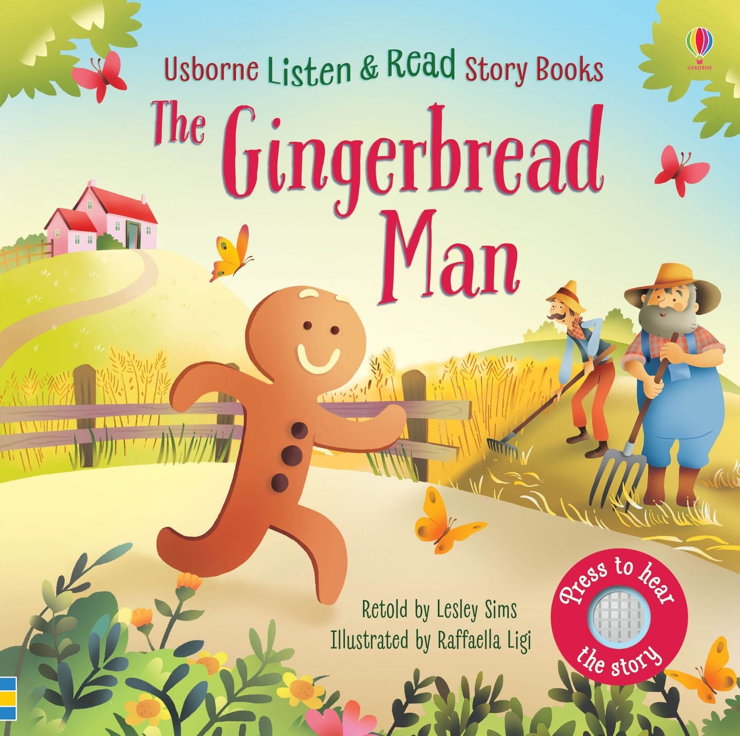 Usborne Listen & Read Story Books - The Gingerbread Man