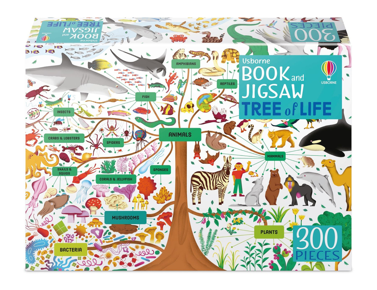 Tree of Life Book & Jigsaw Puzzle - The World (300pc) by Usborne