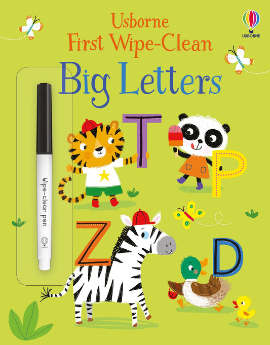 First Wipe-Clean Big Letters By Usborne