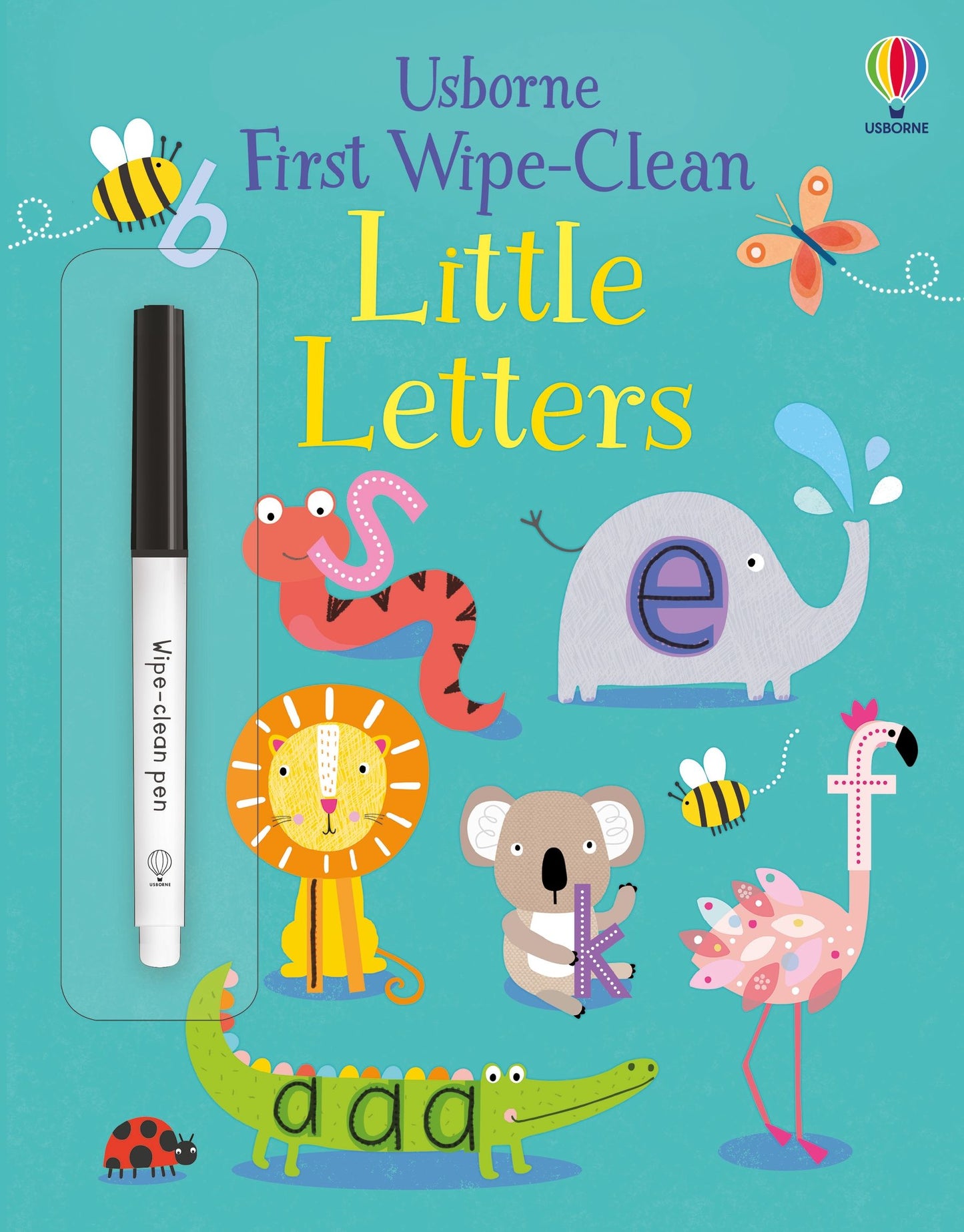 First Wipe-Clean Little Letters - By Usborne