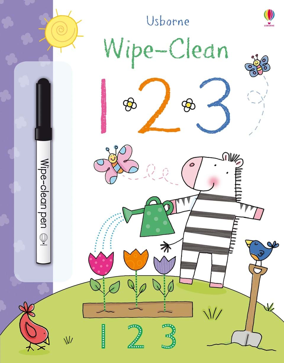 Wipe-Clean: 1-2-3 by Usborne