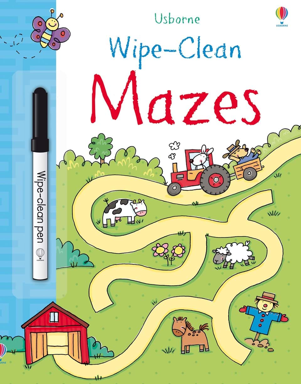 Wipe-Clean: Mazes by Usborne