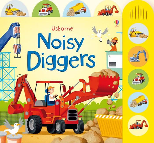 Noisy Diggers (Busy Sounds Board Book) - Usborne