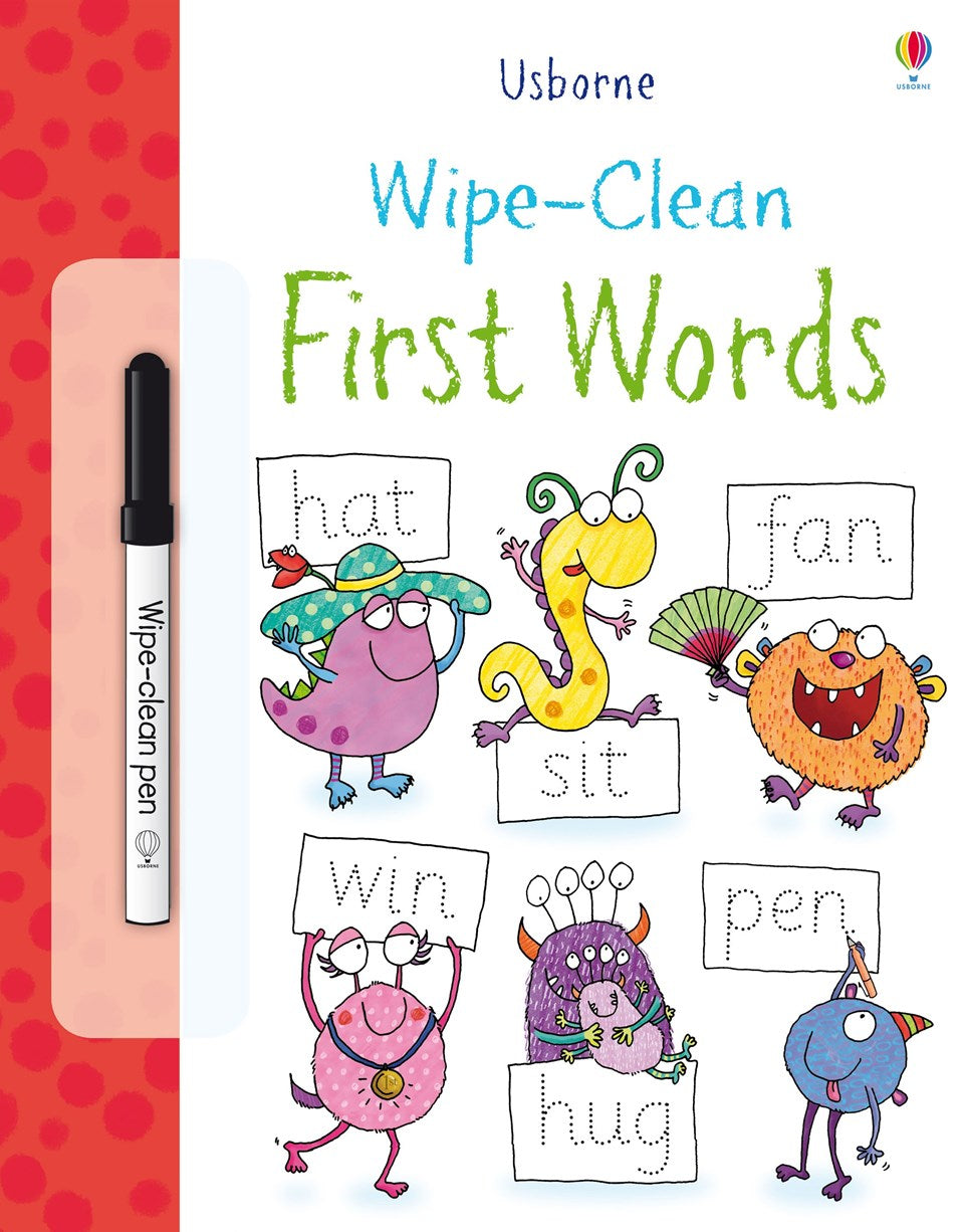 Wipe-Clean: First Words by Usborne