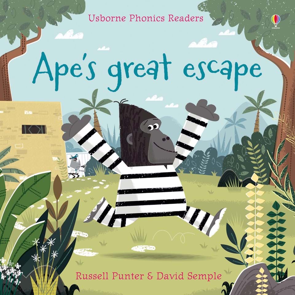 Usborne Phonics Readers - Ape's Great Escape