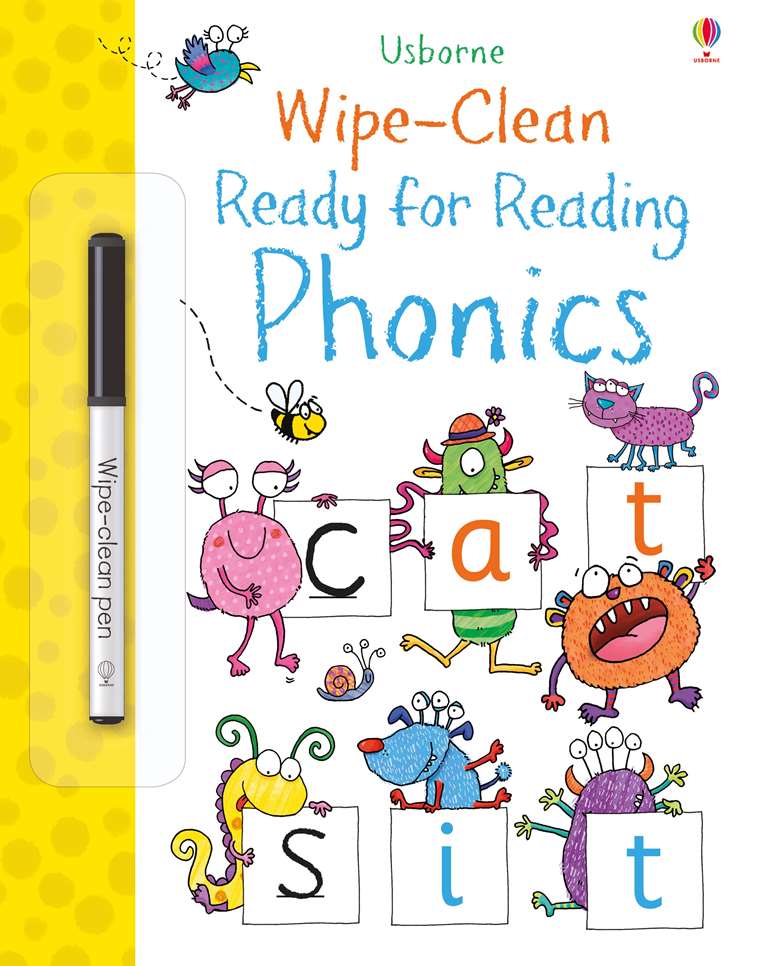 Wipe-Clean: Ready for Reading Phonics by Usborne