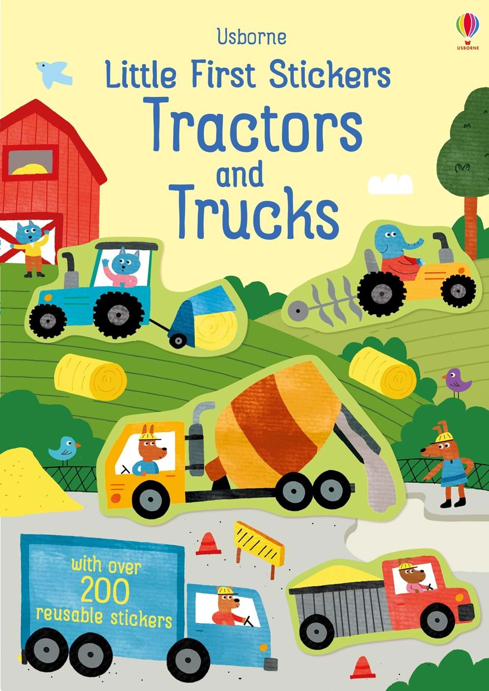 Little First Stickers: Tractors & Trucks - Usborne