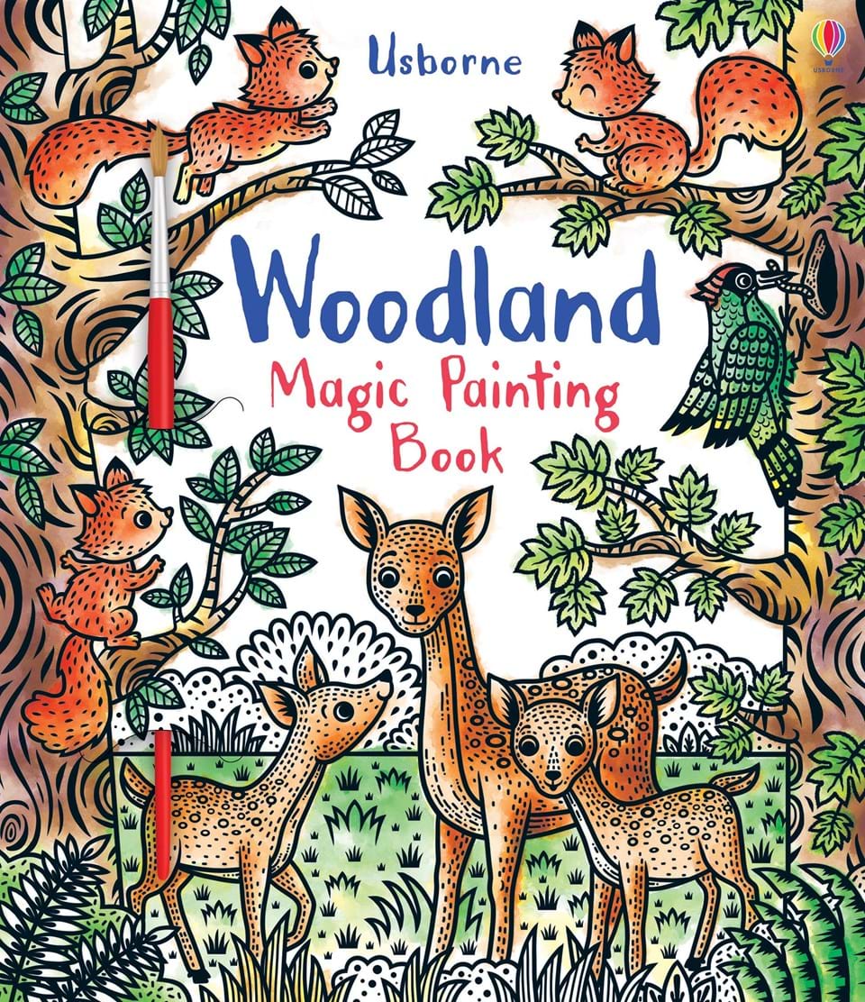 Magic Painting Book: Woodland - Usborne