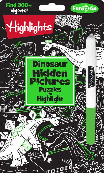 Dinosaur Hidden Pictures & Puzzles to Highlight