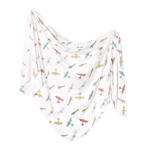 Copper Pearl Knit Swaddle Blanket - Ace
