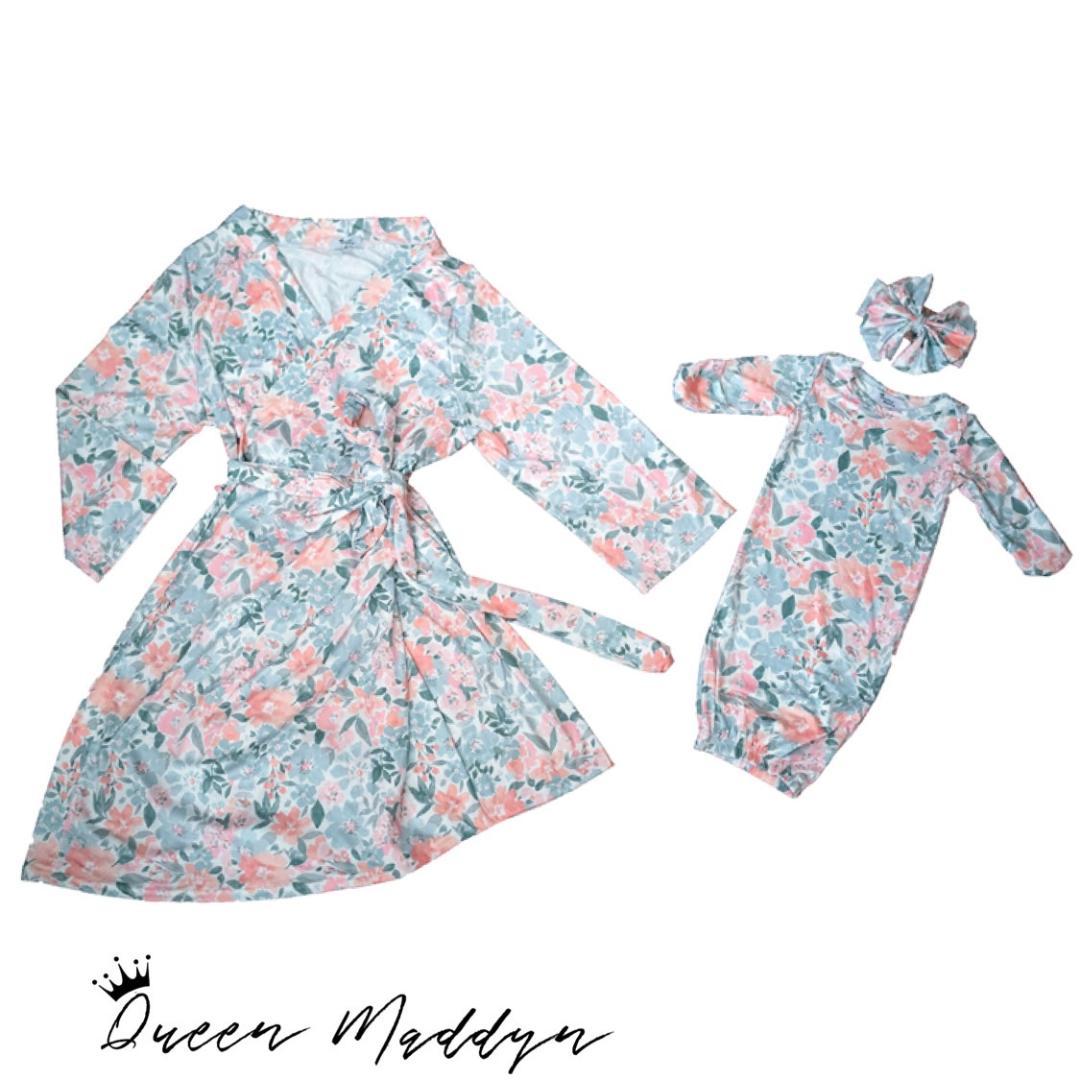 Queen Maddyn Mommy & Baby Gift Set - Addyson Floral