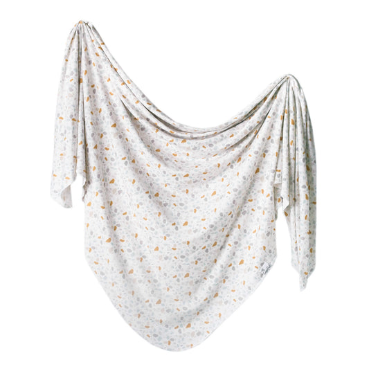 Copper Pearl Knit Swaddle Blanket - Arlo