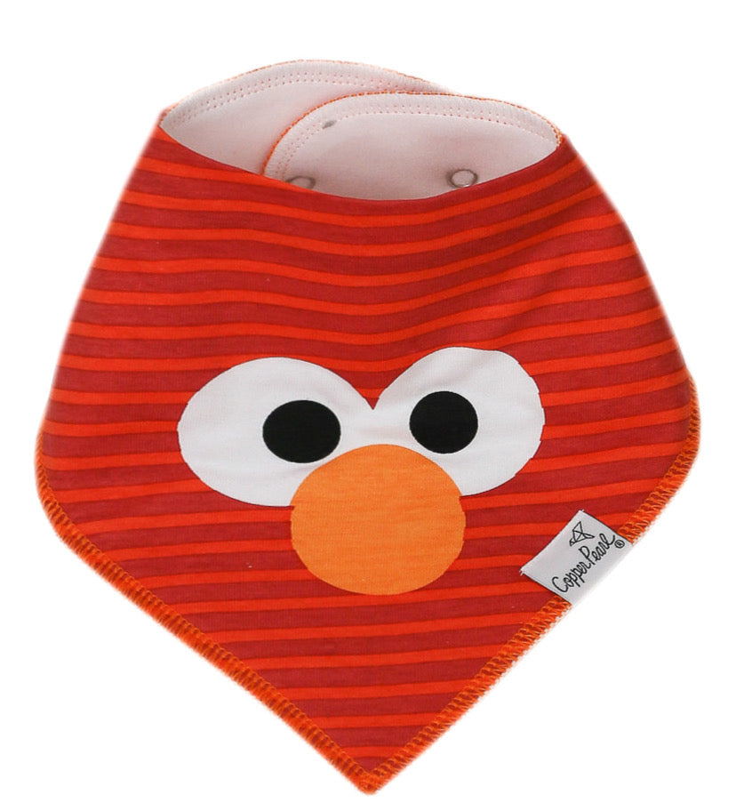 Copper Pearl Single Bandana Bibs - Elmo
