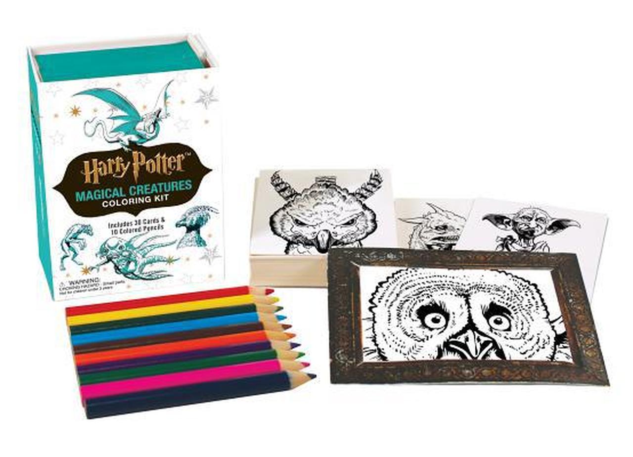 Harry Potter Magical Creatures Mini Coloring Kit