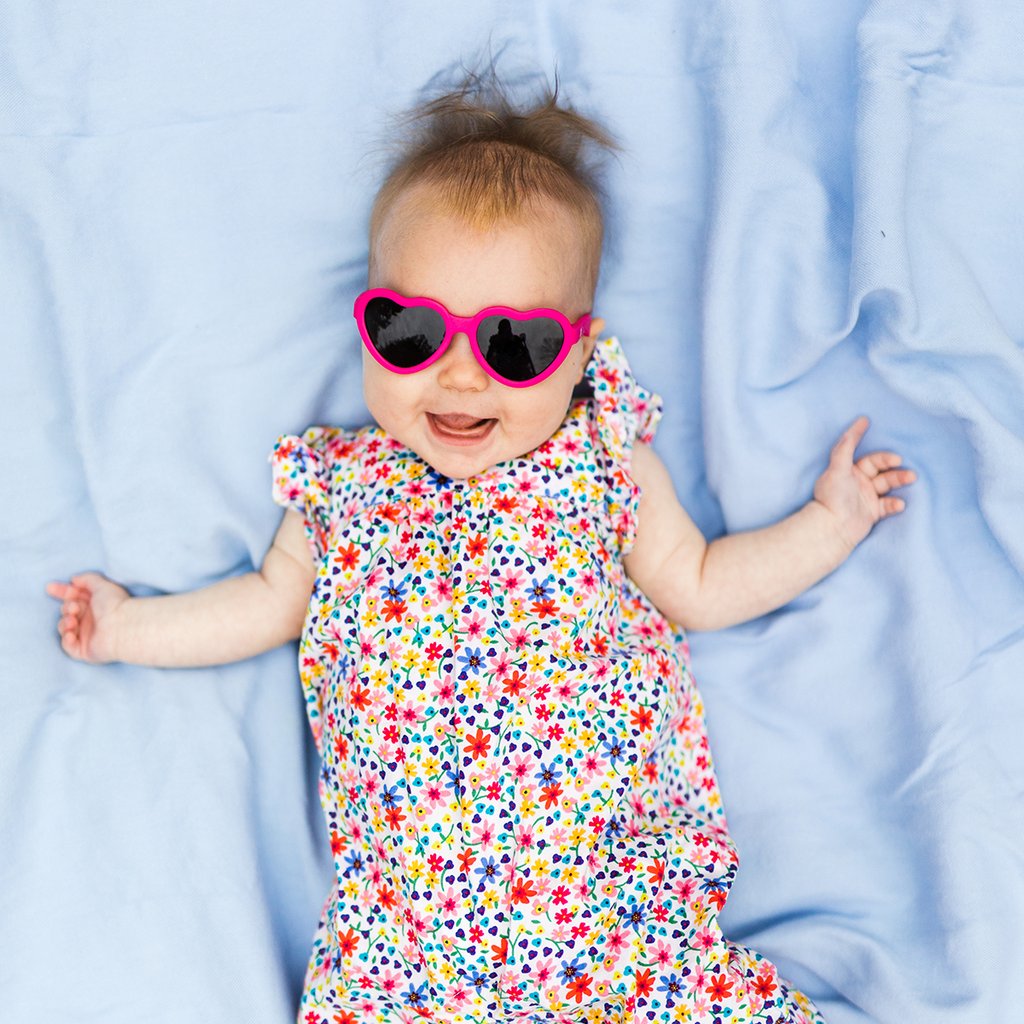 Hot Pink - Heart Shaped Sunglasses