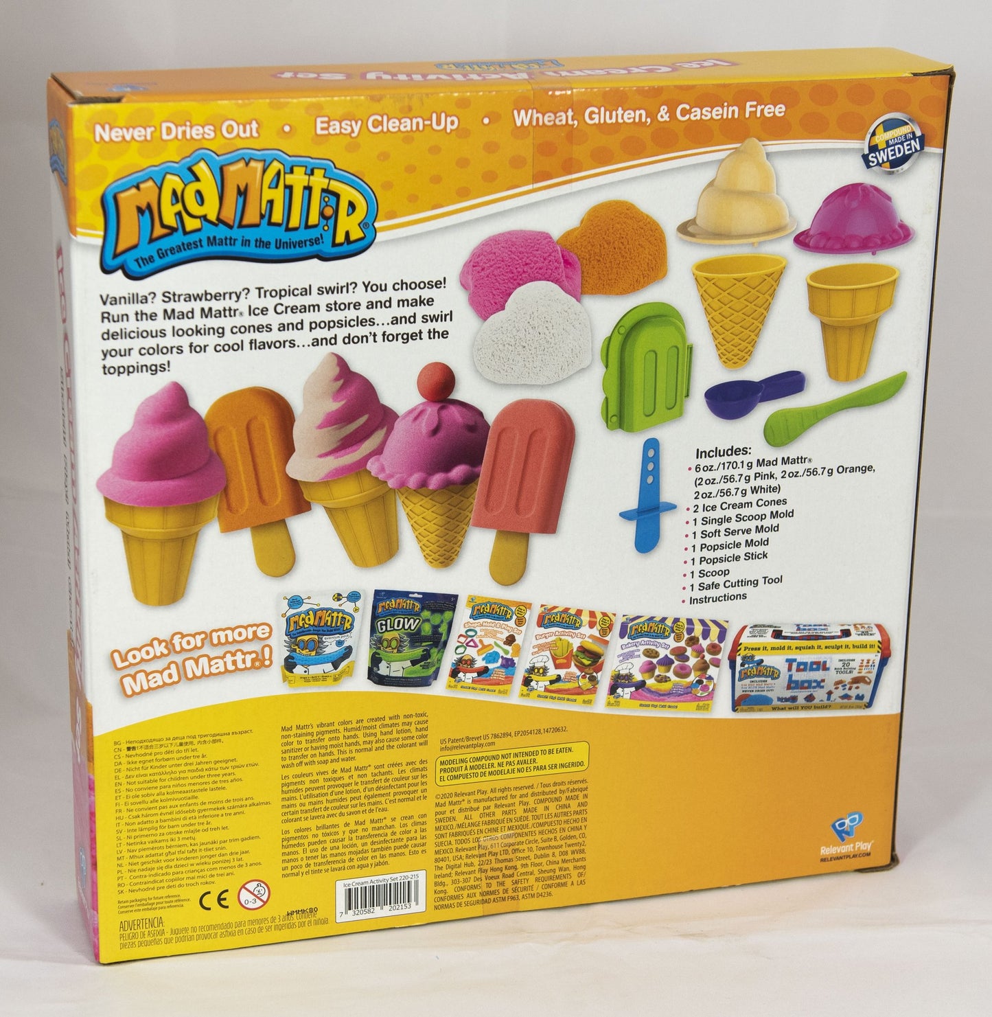 Mad Mattr Ice Cream Activity Set