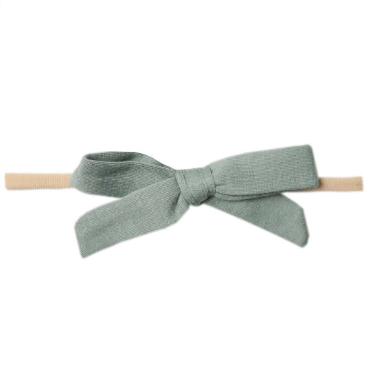 Copper Pearl Ribbon Nylon Bow - Briar