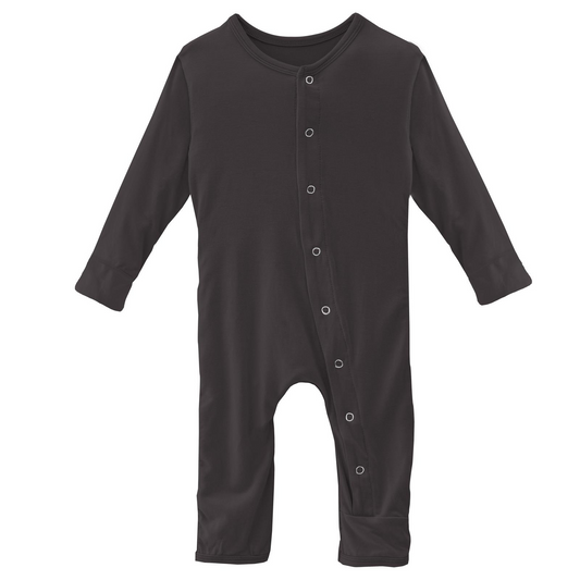 Midnight Coverall with Snaps
