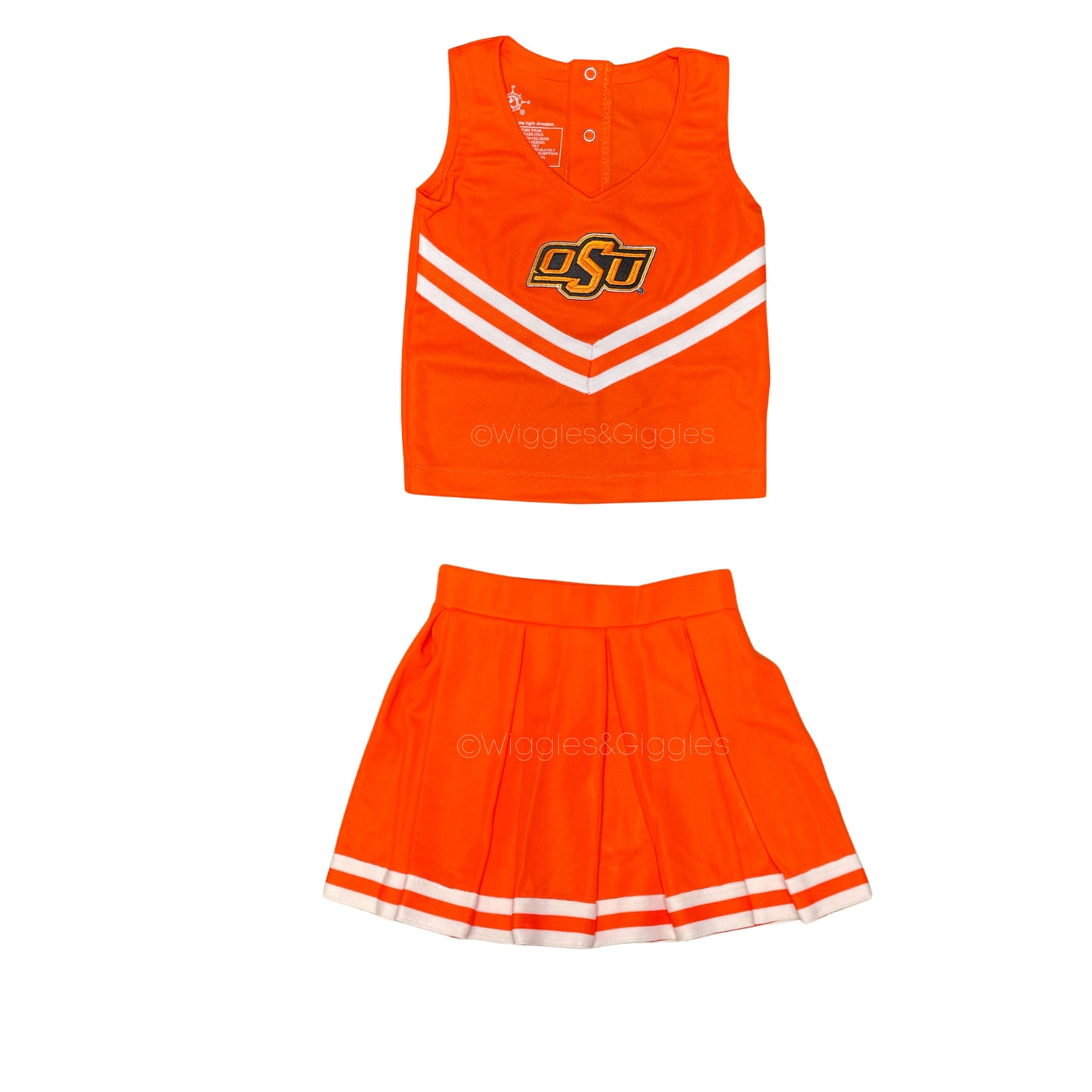 3pc Cheerleader Dress - Orange - OSU