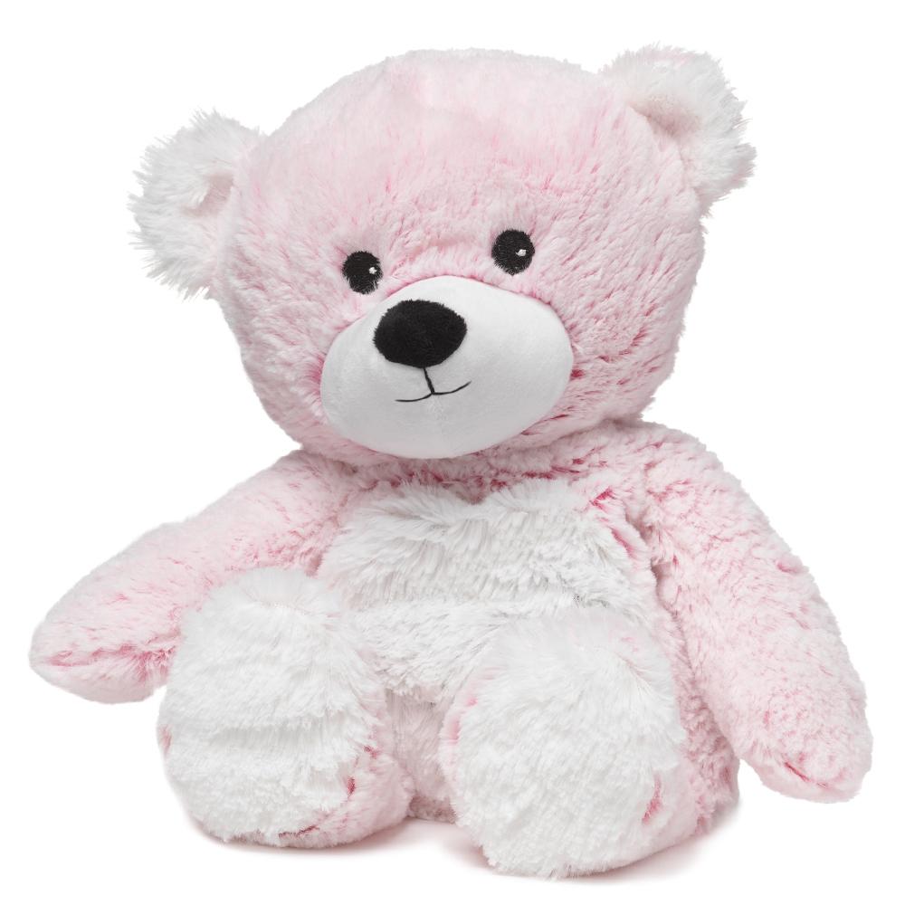 Pink Marshmallow Bear Warmies (13")