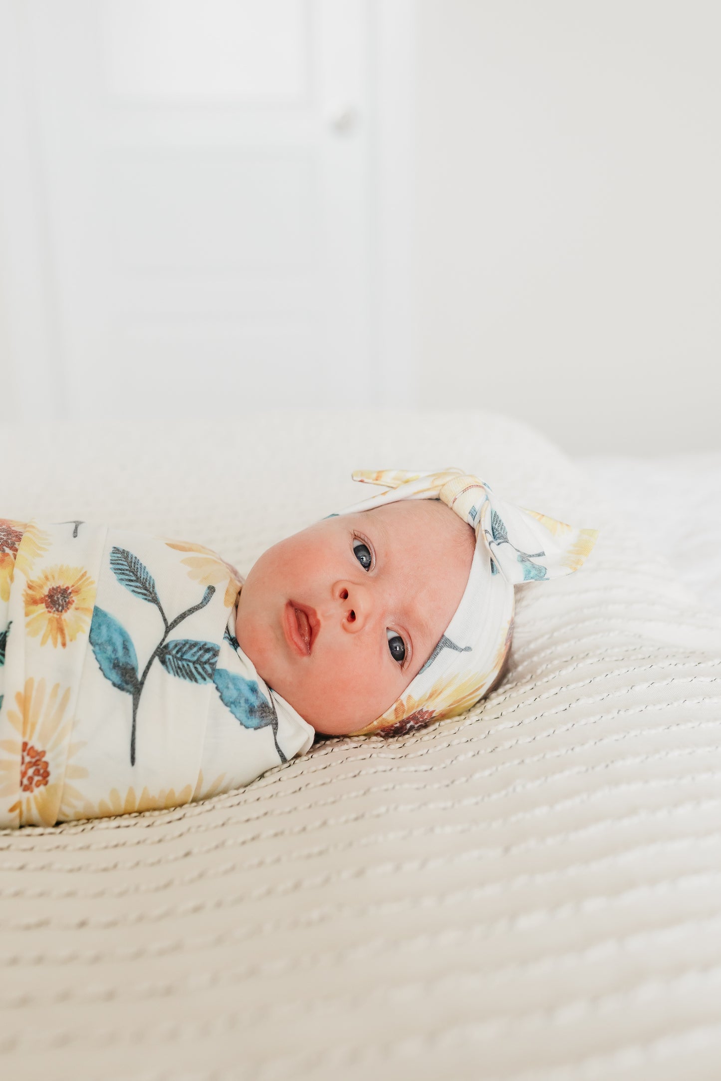 Copper Pearl Knit Swaddle Blanket - Sunnie
