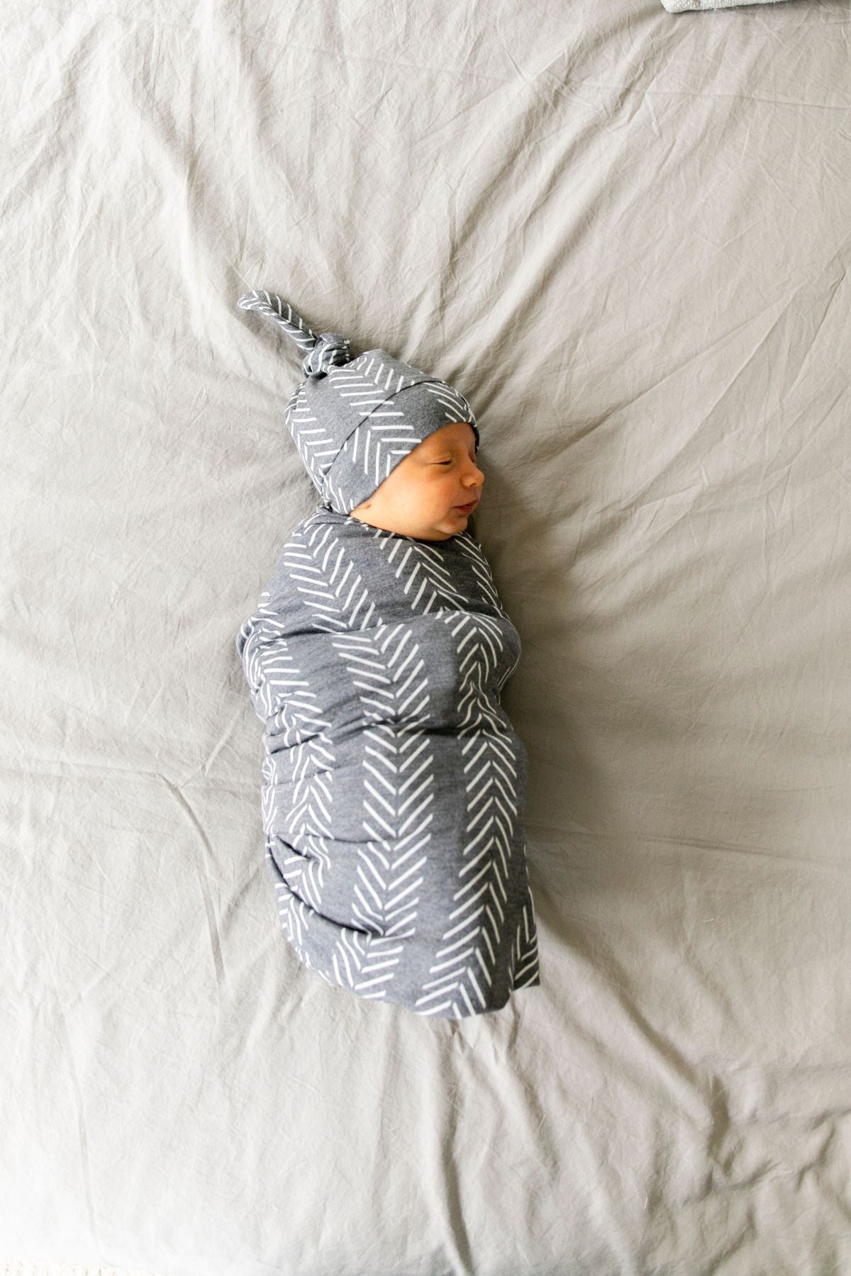 Copper Pearl Knit Swaddle Blanket - Canyon