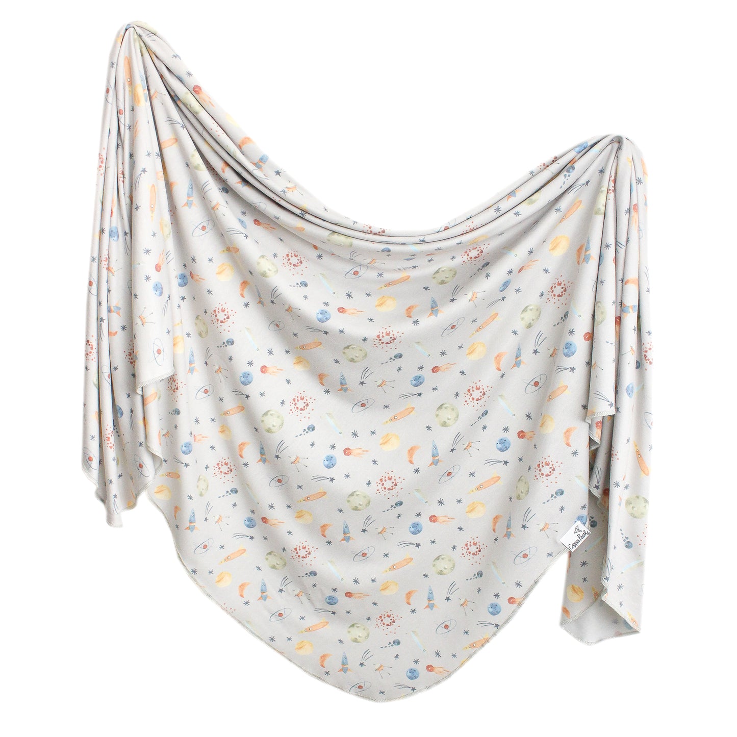 Copper Pearl Knit Swaddle Blanket - Cosmos