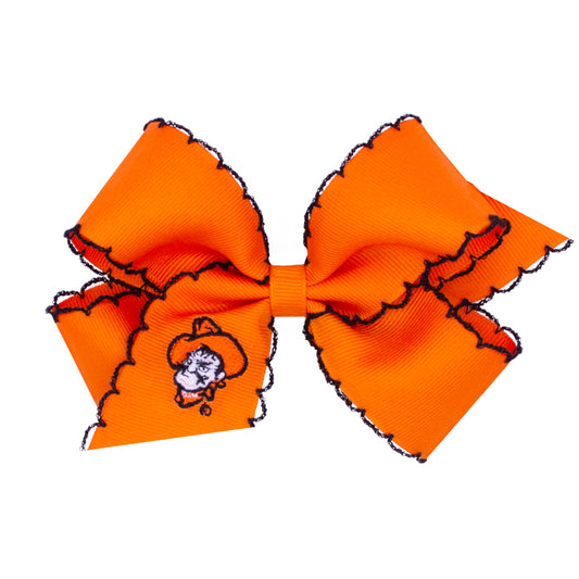 OSU Medium Embroidered Moonstitch Bow