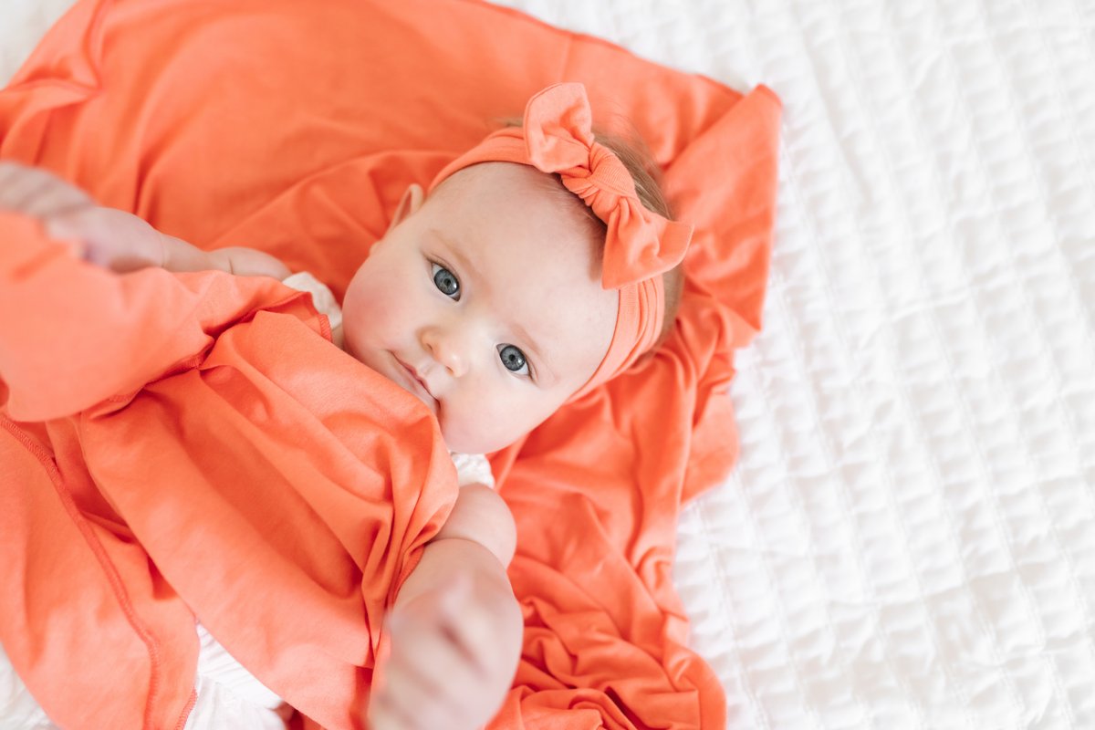 Copper Pearl Bow Headband - Stella