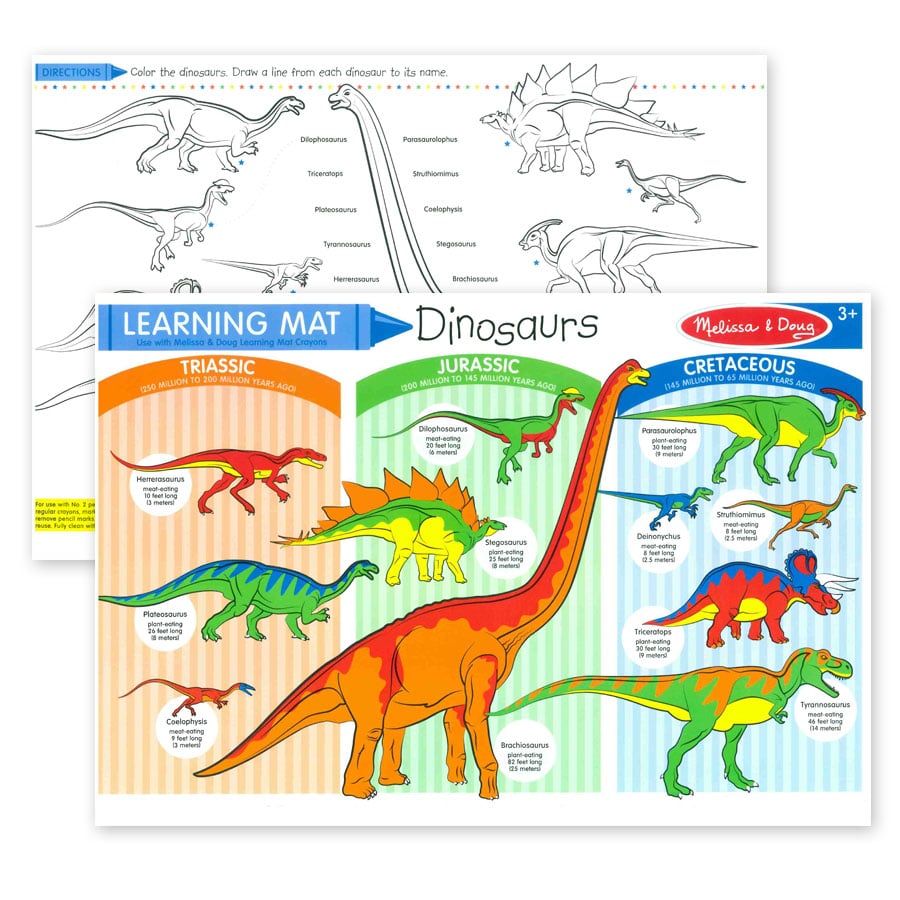 Dinosaur Learning Mat - Melissa & Doug