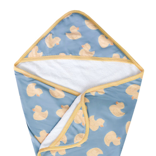Copper Pearl Premium Knit Hooded Towel - Ducky