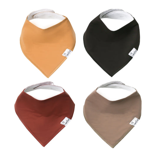 Copper Pearl Single Bandana Bibs - Dune