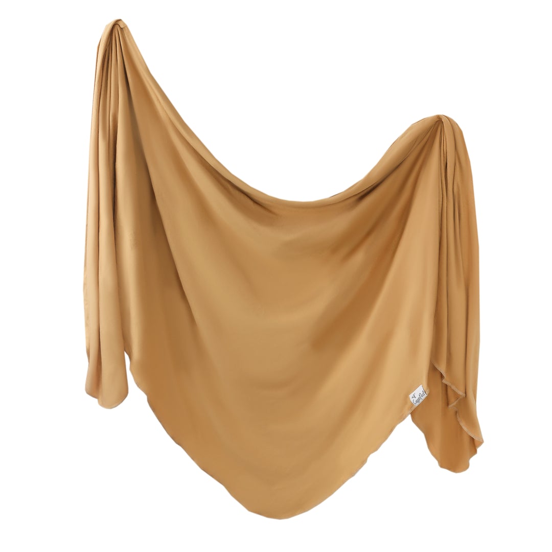 Copper Pearl Knit Swaddle Blanket - Dune