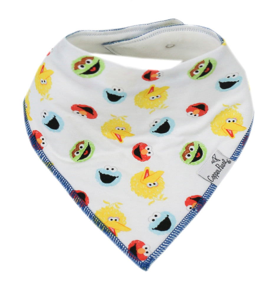 Copper Pearl Single Bandana Bibs - Elmo