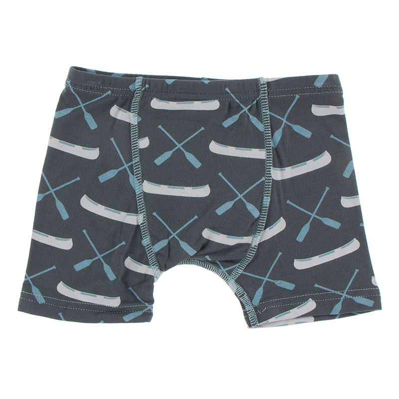 Print Boxer Brief - Stone Paddles and Canoe