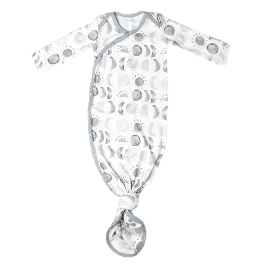 Copper Pearl Knotted Gown - Eclipse