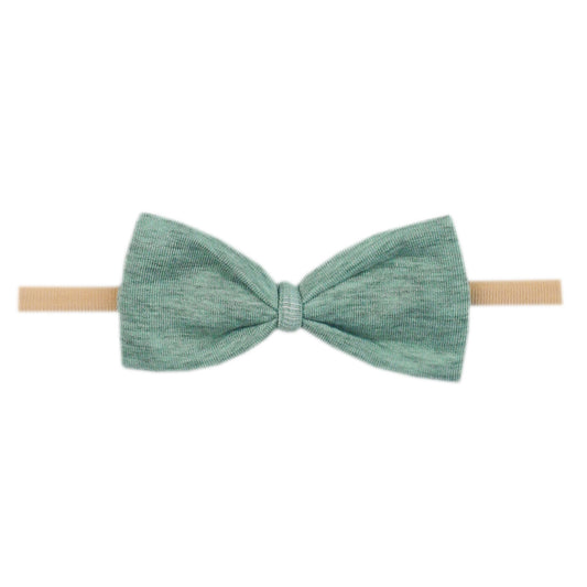 Copper Pearl Nylon Bowtie Headband - Emerson