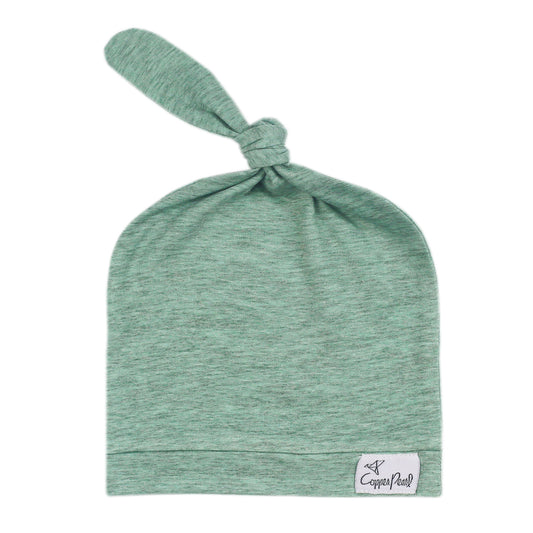 Copper Pearl Top Knot Hat 0-4mo - Emerson