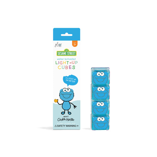 Cookie Monster Light-Up Cubes 4pk