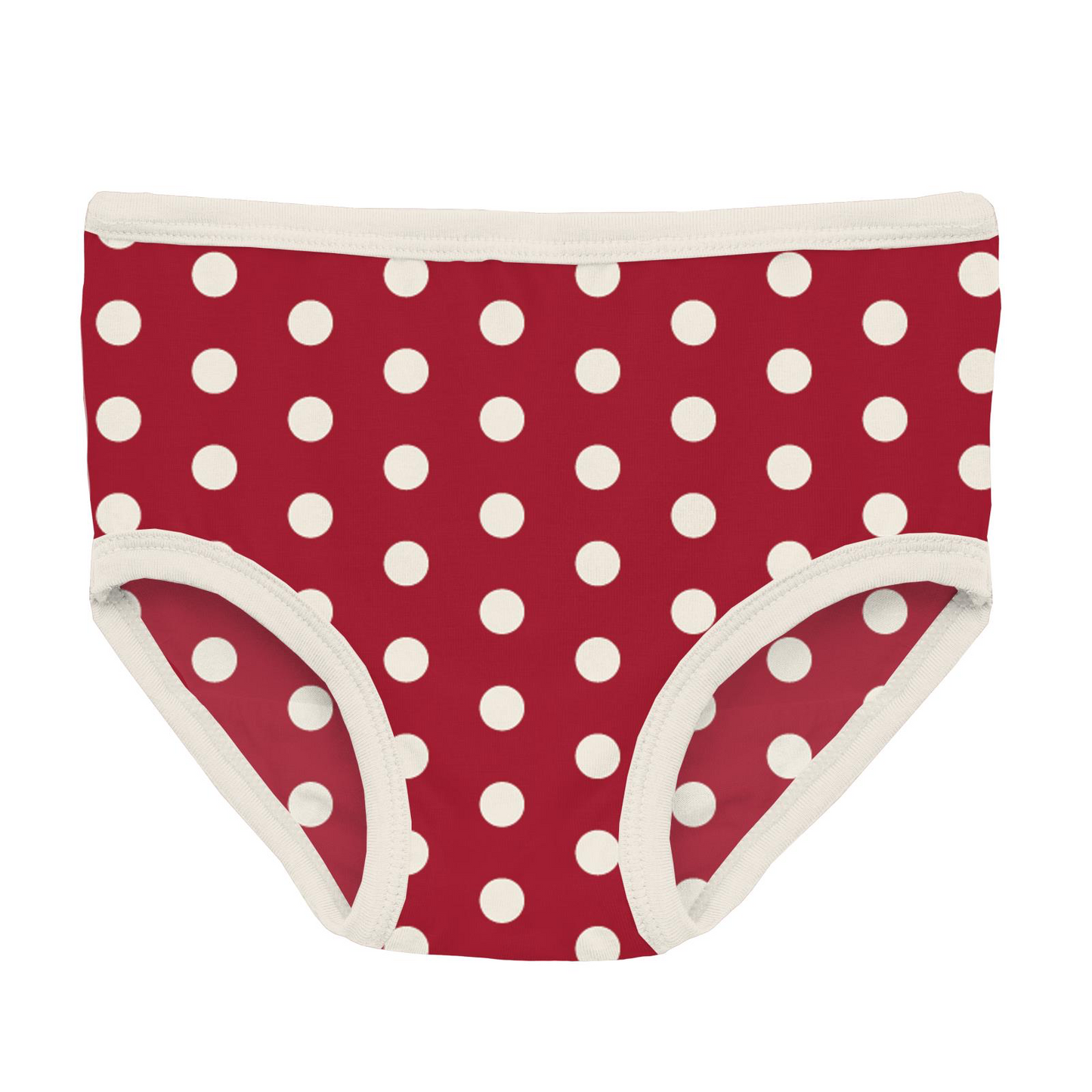 Candy Apple Polka Dots Print Girl's Underwear