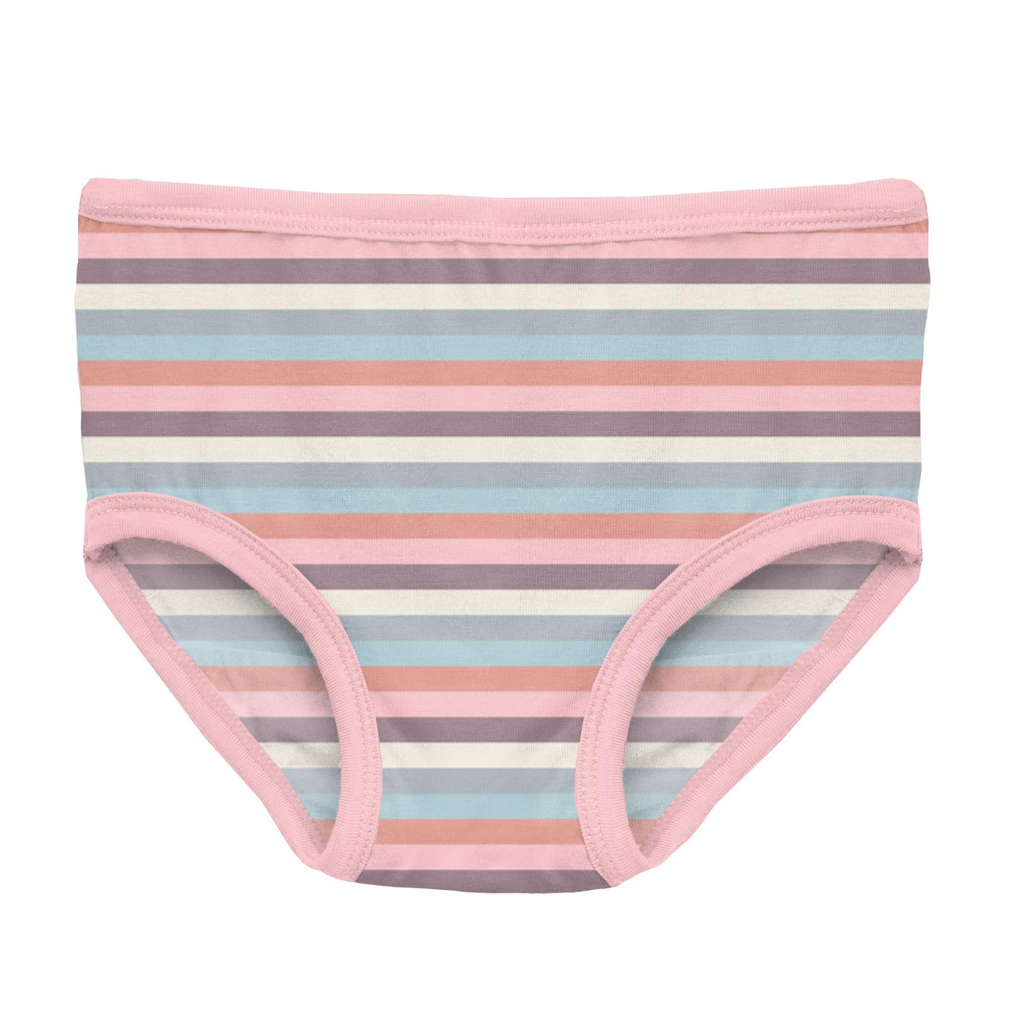 Print Girl's Underwear in Spring Bloom Stripe