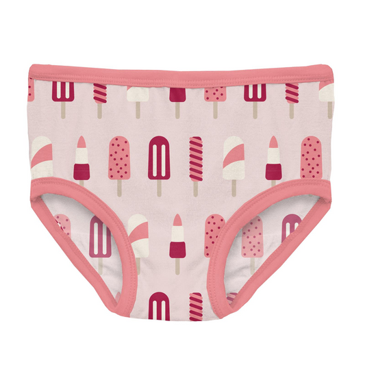 Print Girl's Underwear in Macaroon Popsicles