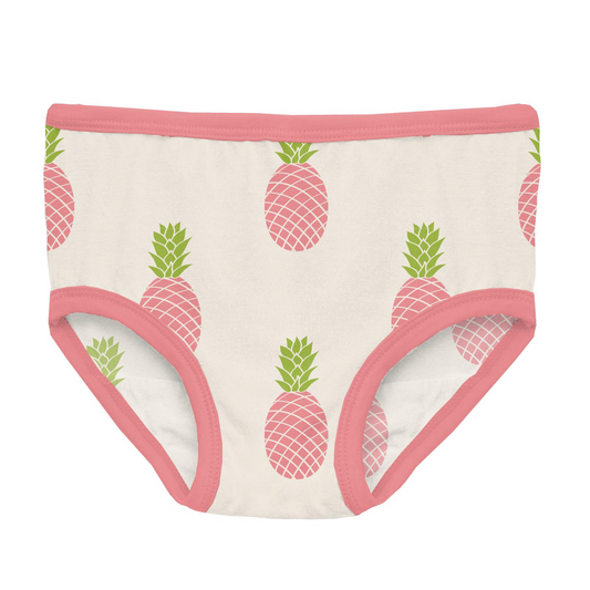Print Girl's Underwear in Strawberry Pineapples