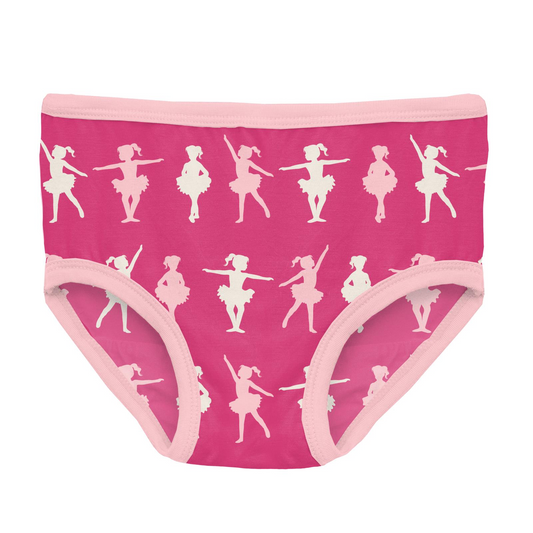 Calypso Ballerina Print Girl's Underwear