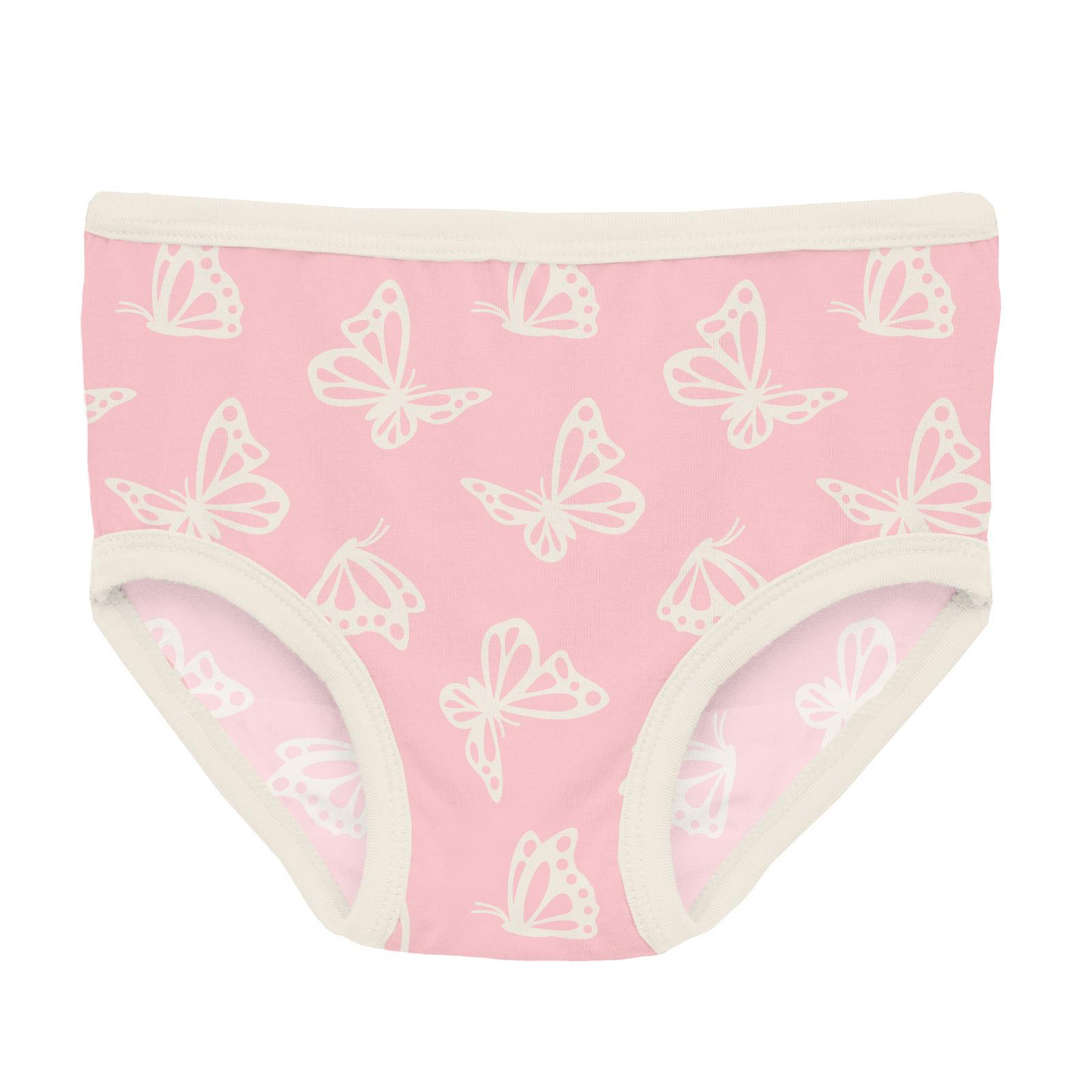 Lotus Butterfly Print Girl's Underwear