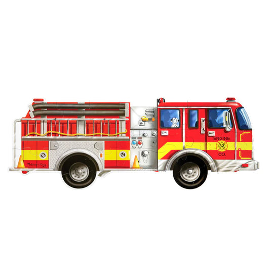 Giant Fire Truck Floor Puzzle 24pcs