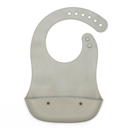 Silicone Foldable Bib - Moss