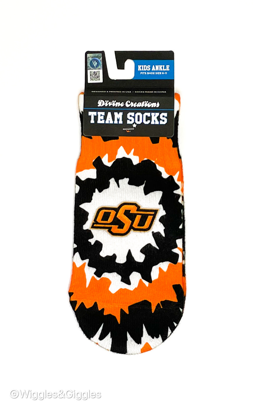 Divine Creations Team Socks - OSU Tie Dye