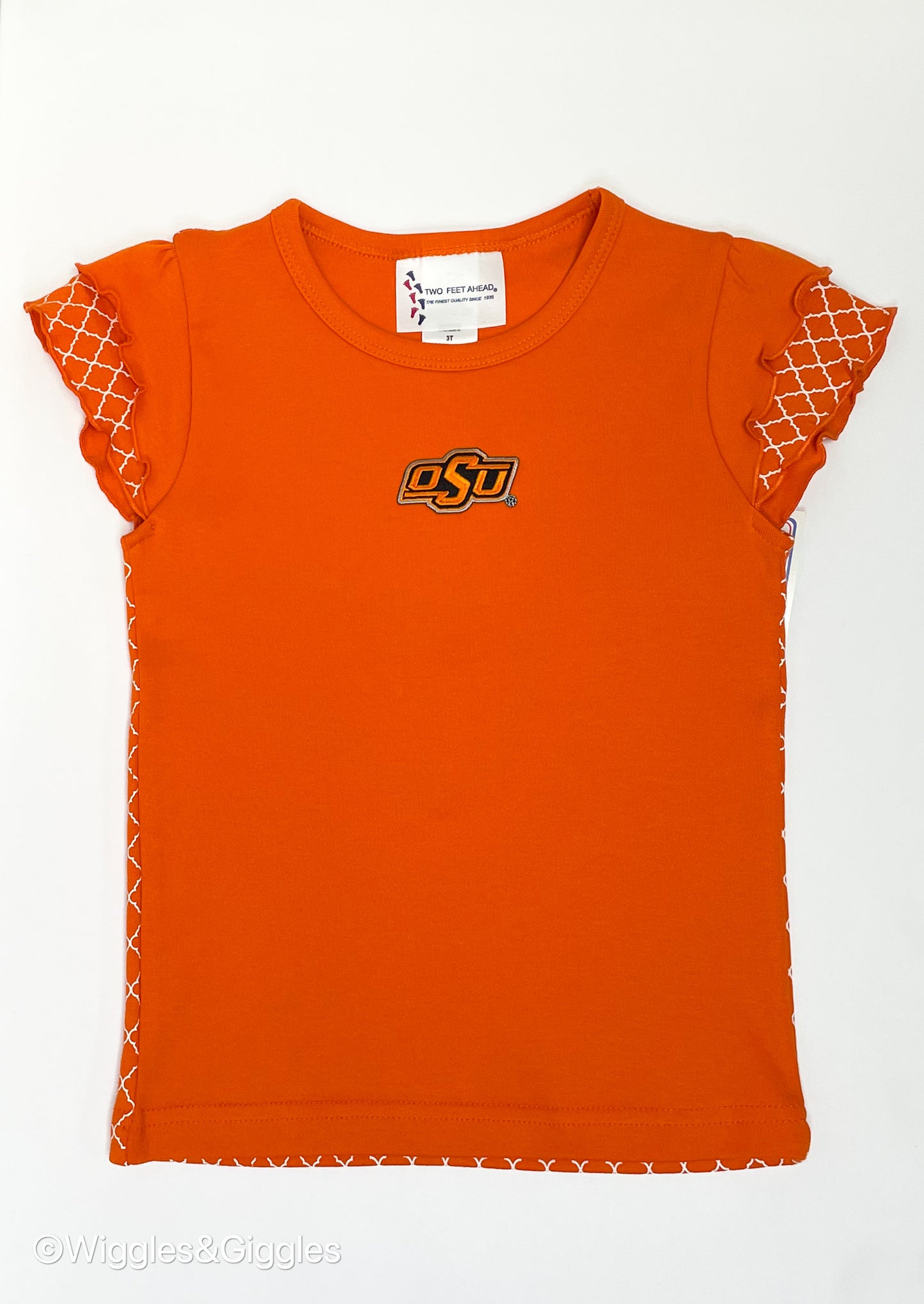 Lattice Shirt & Legging - Orange - OSU